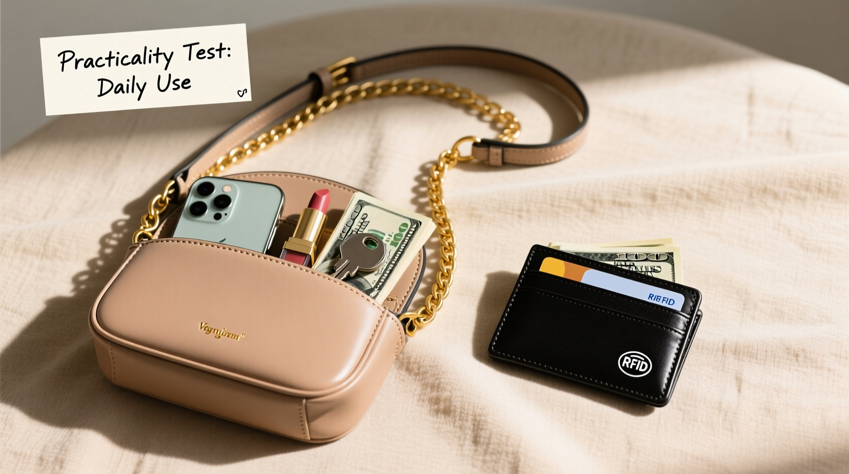 mini crossbody bag vs wallet which is actually more practical for everyday use