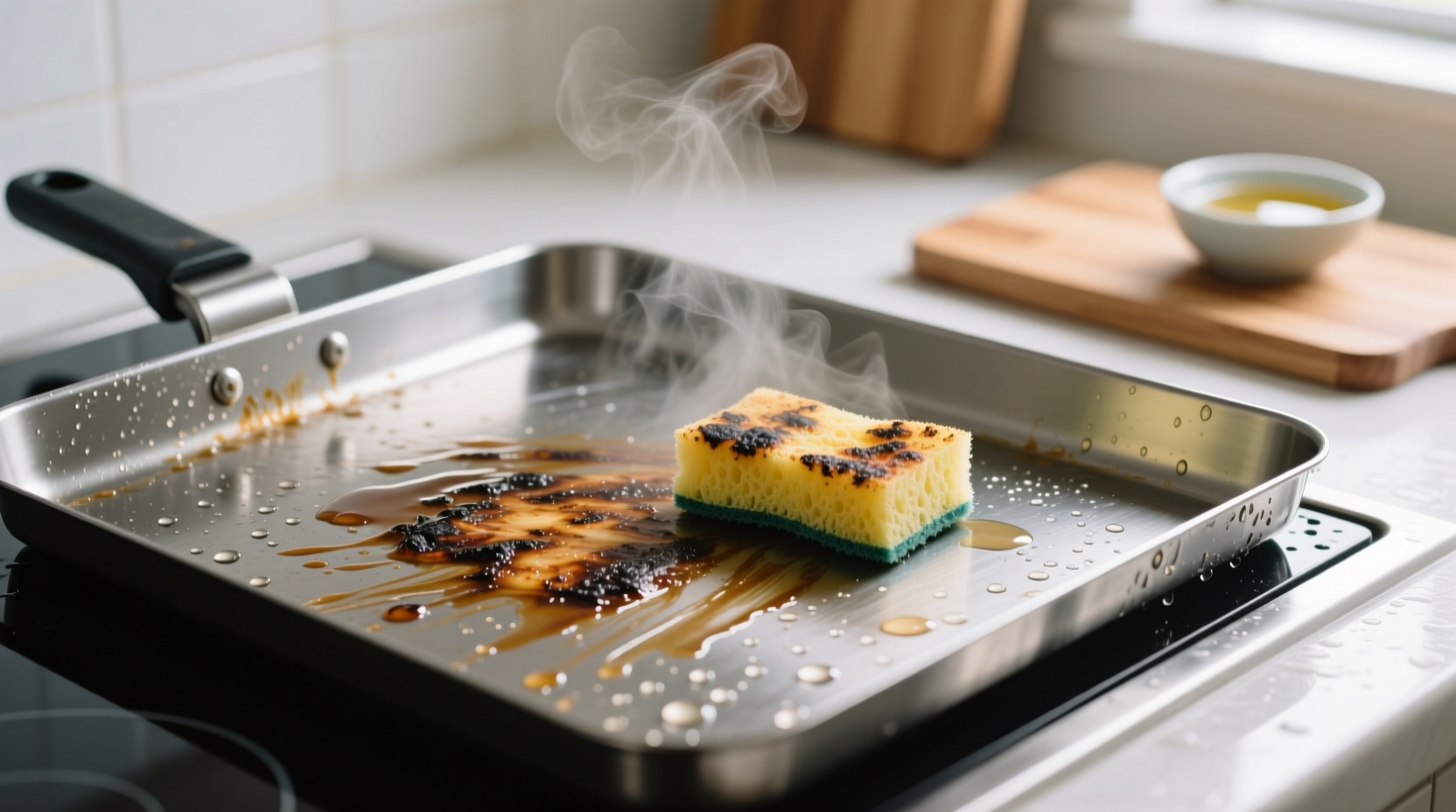 how to clean a griddle