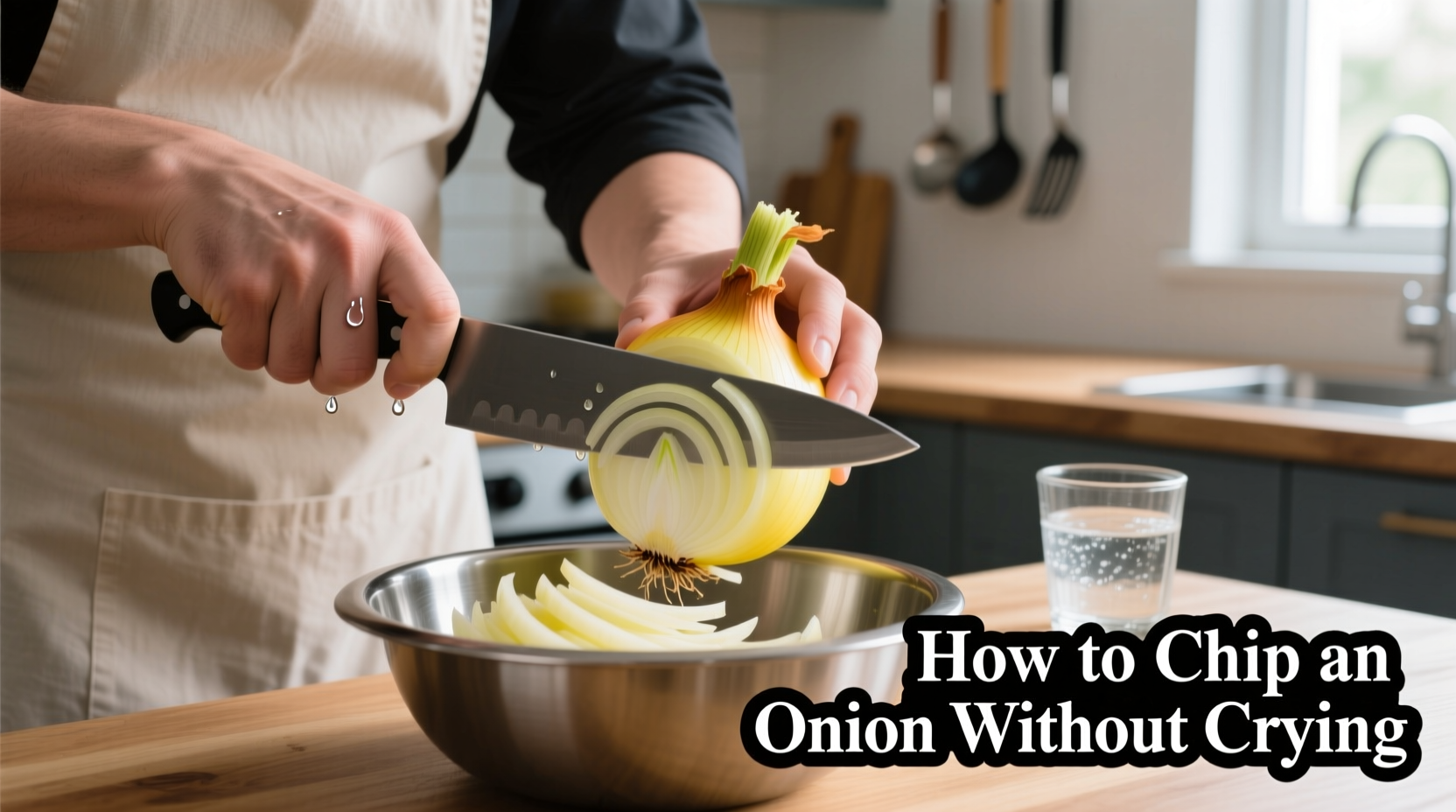 how do you chop an onion without crying