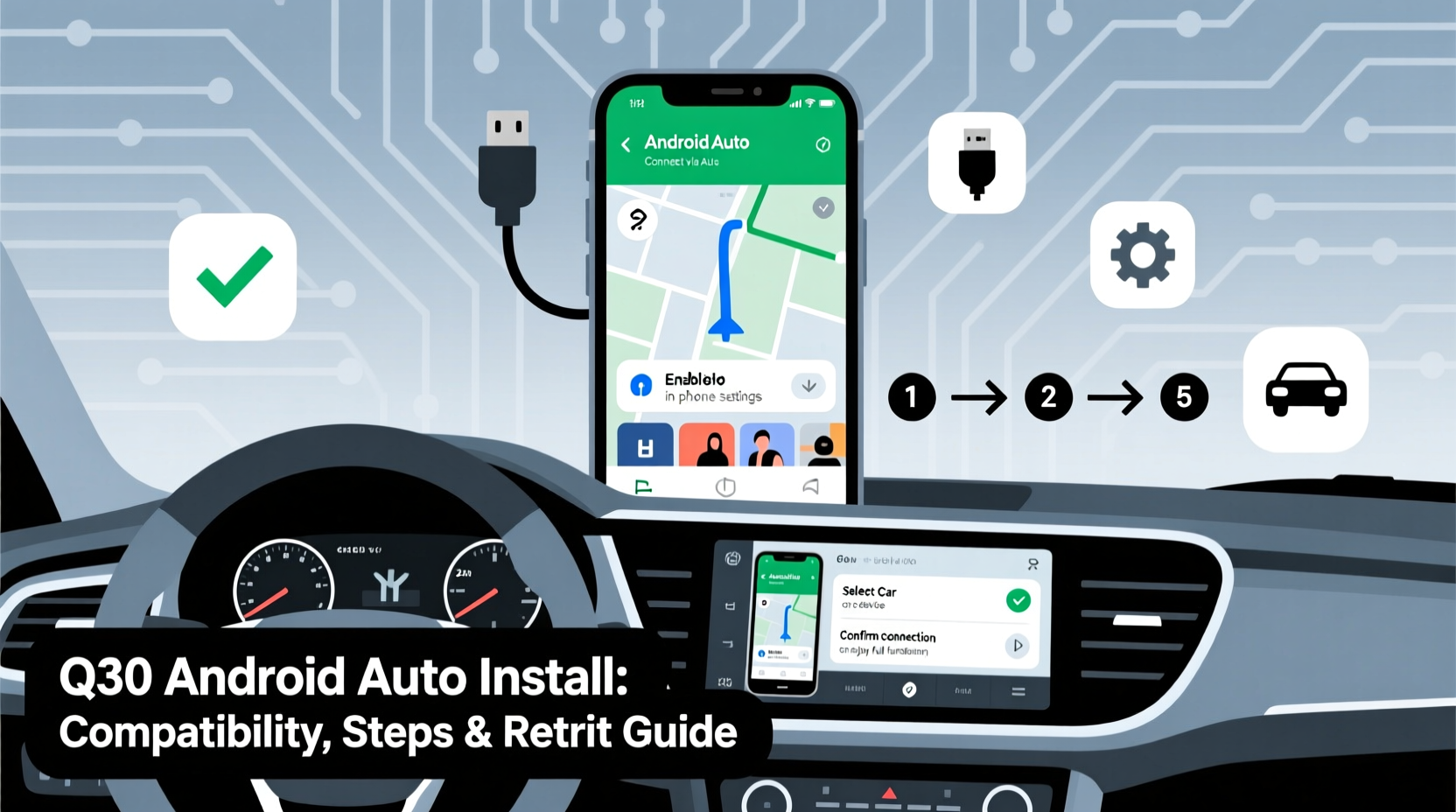 q50 android auto install
