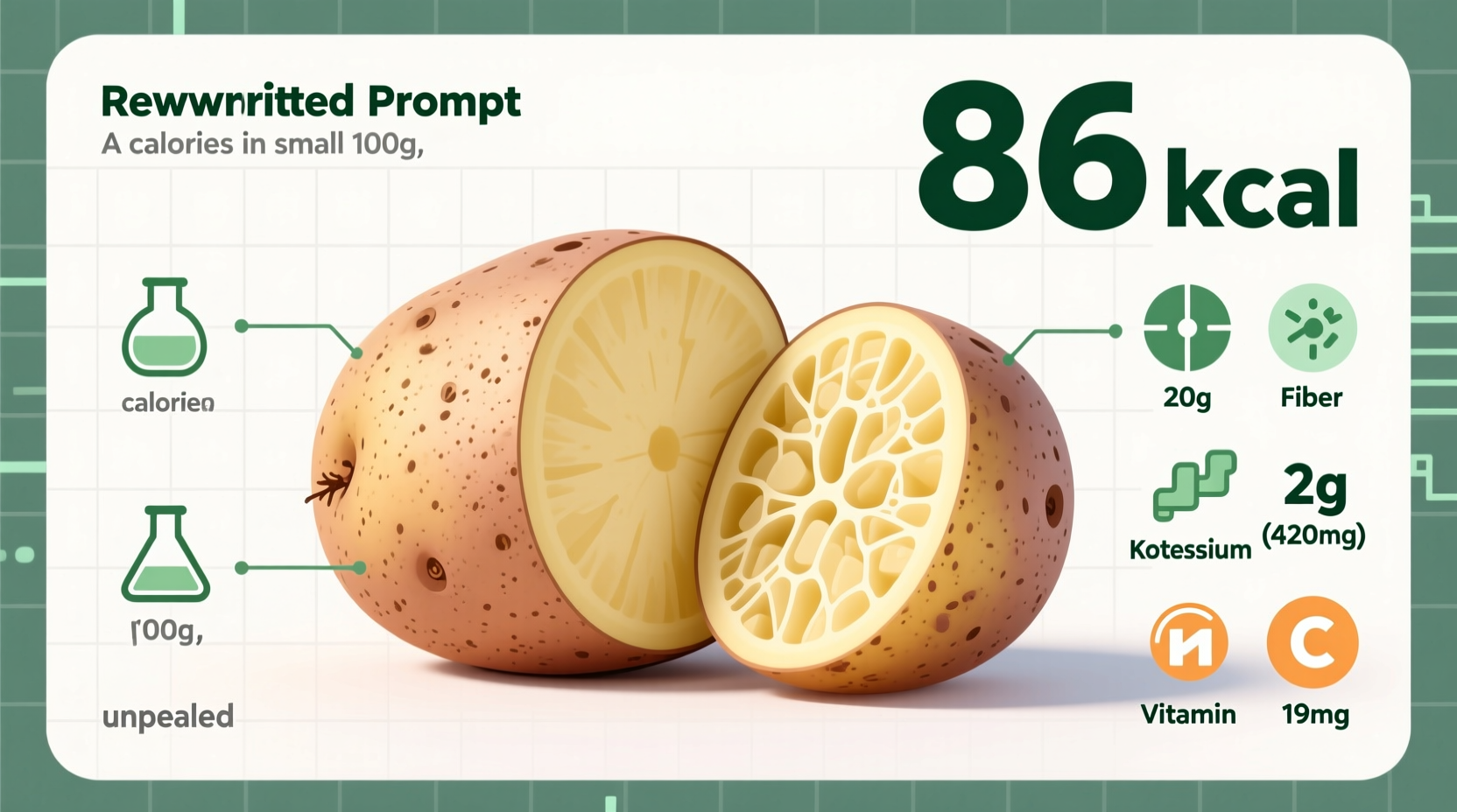 how many calories are in a small potato