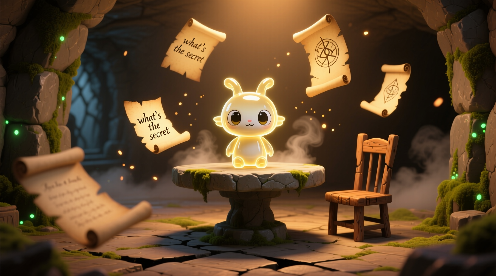 what's the secret have a seat labubu