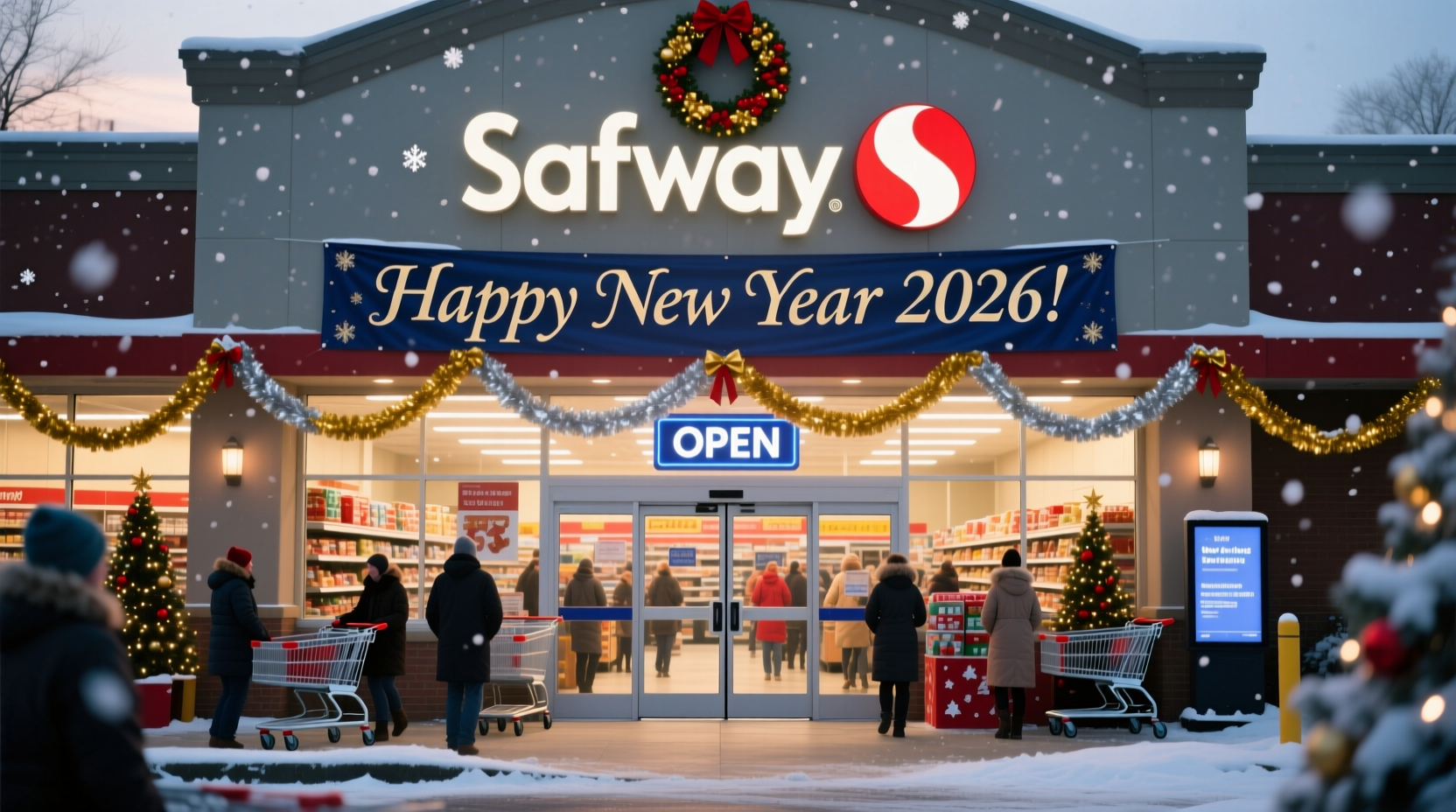 is safeway open on new years day 2026
