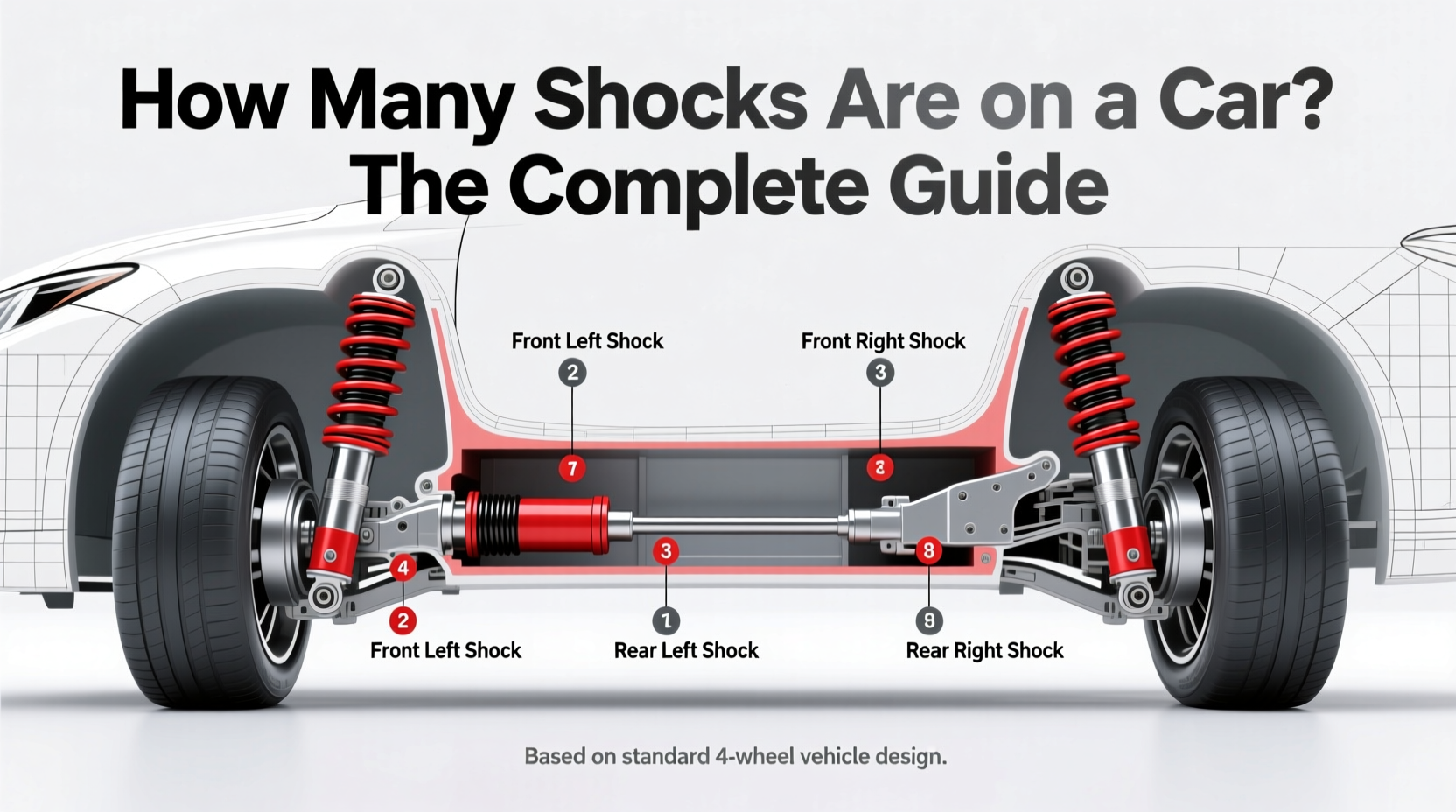 how many shocks are on a car