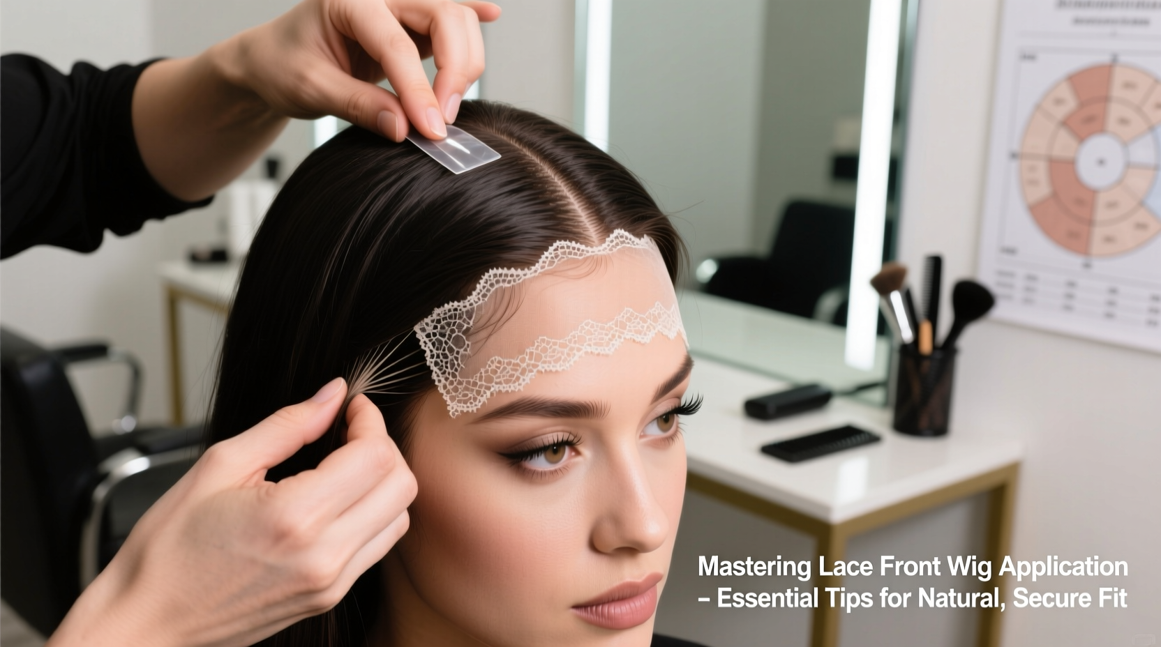 mastering the lace front wig application essential tips for a natural secure fit