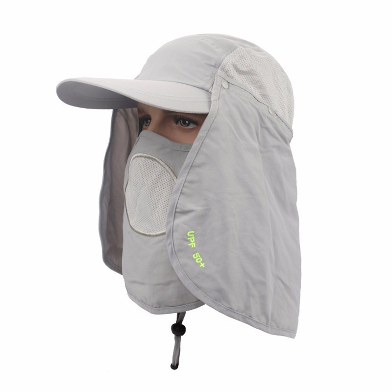 Hot selling fishing hat climbing caps cover face custom hats