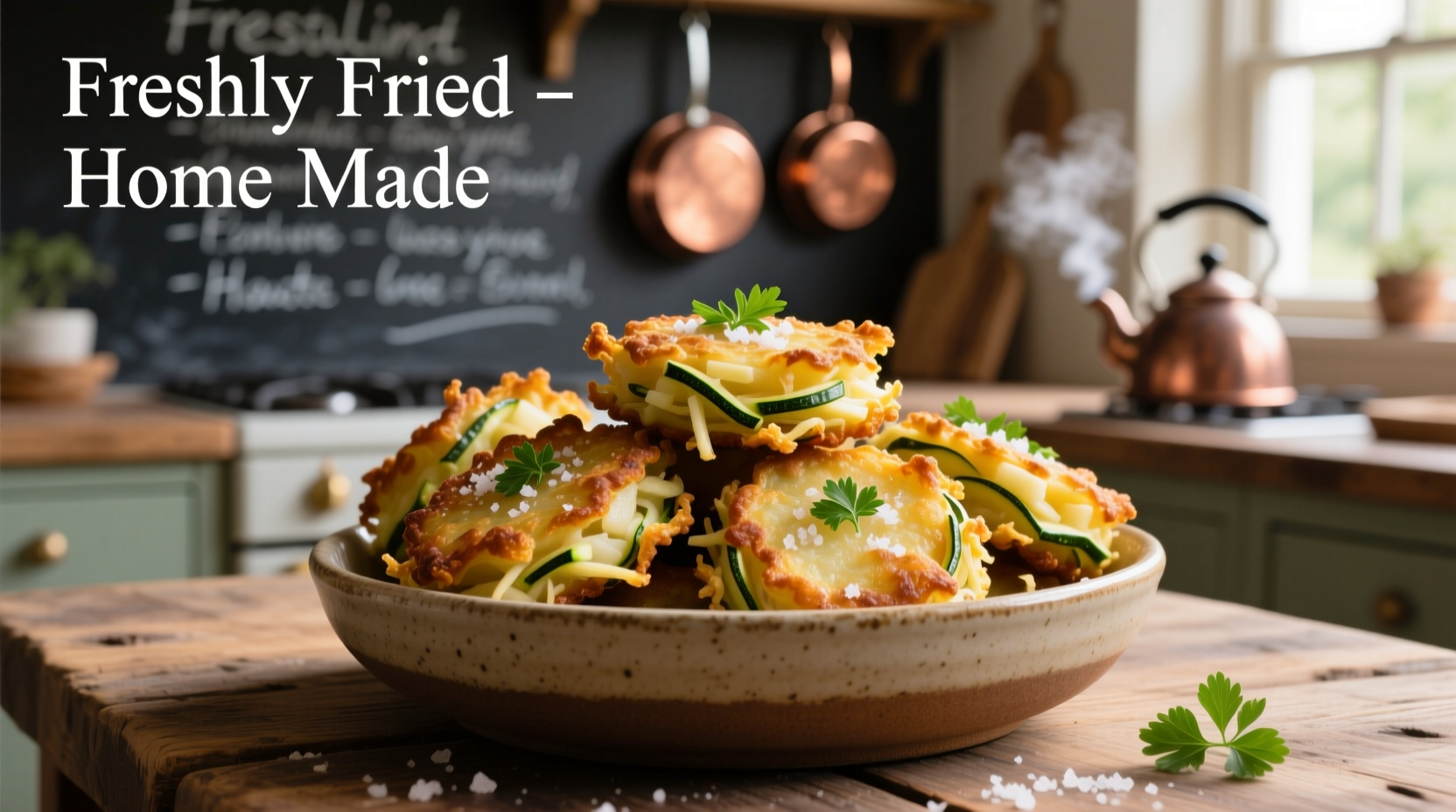 Perfect Courgette and Potato Fritters Recipe in 30 Minutes