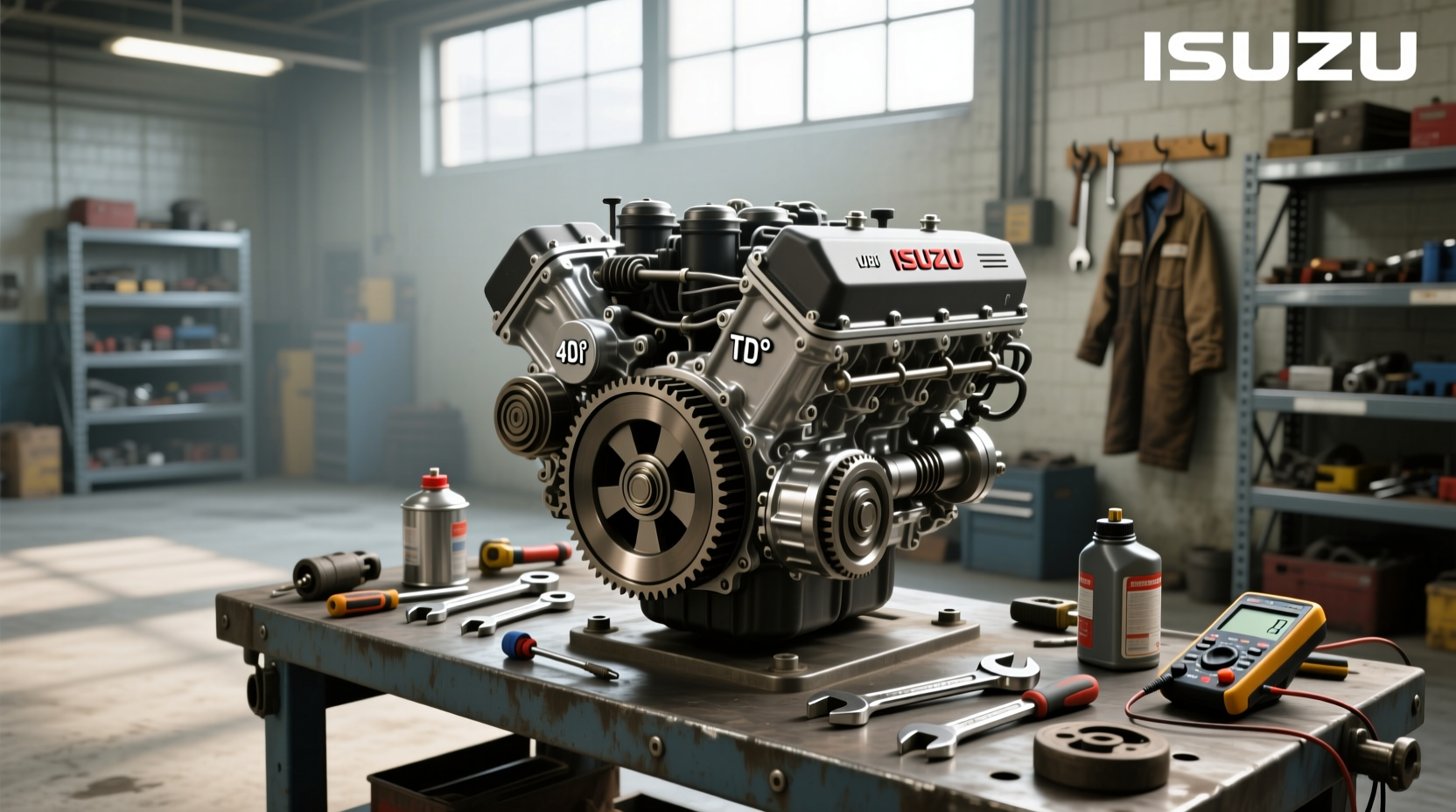 How to Find Isuzu 4JB1 Engine Timing Marks Correctly