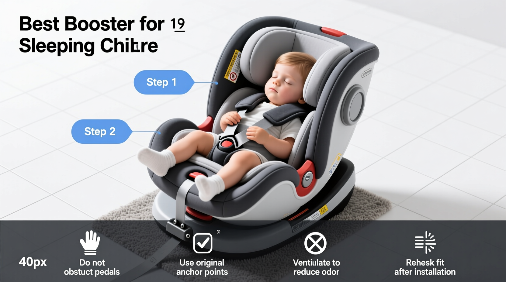 best booster seat for sleeping child