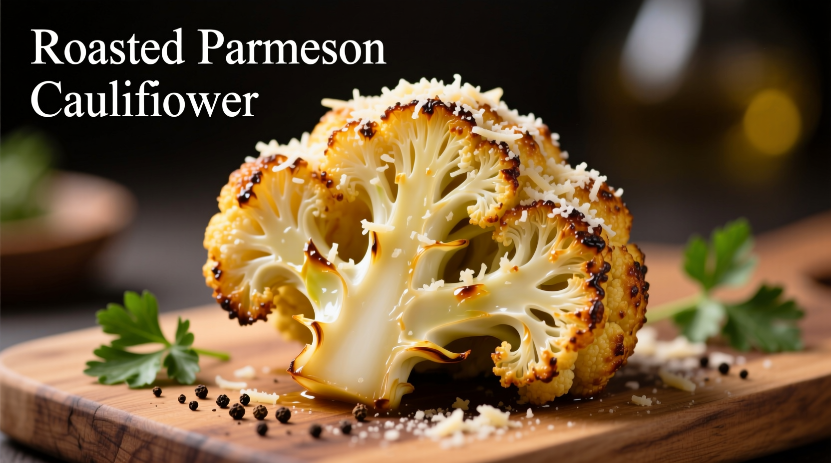 roasted parmesan cauliflower