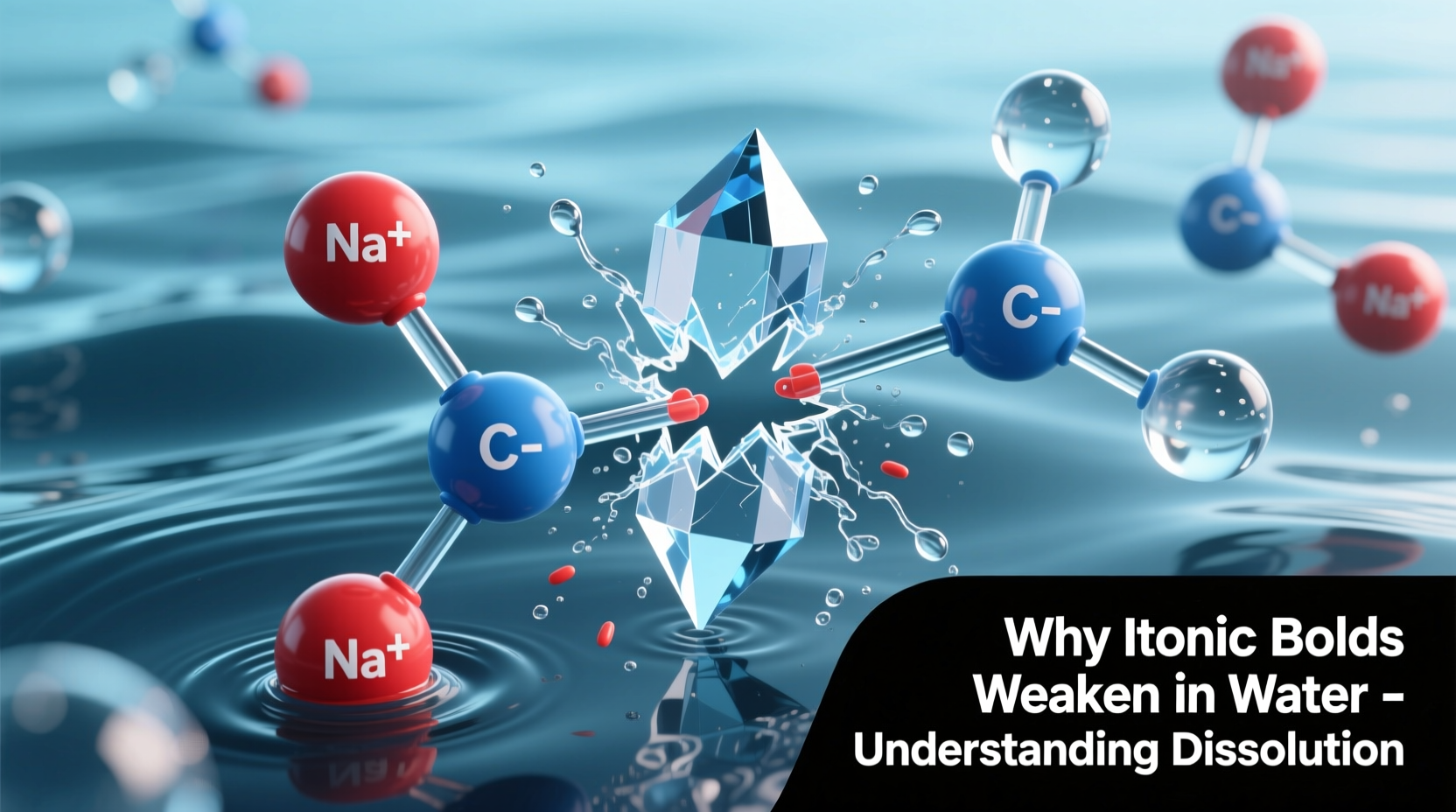 why are ionic bonds weak in water understanding dissolution
