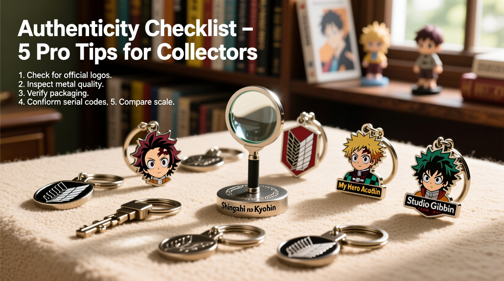 the ultimate guide to spotting authentic anime keychains tips for collectors and fans