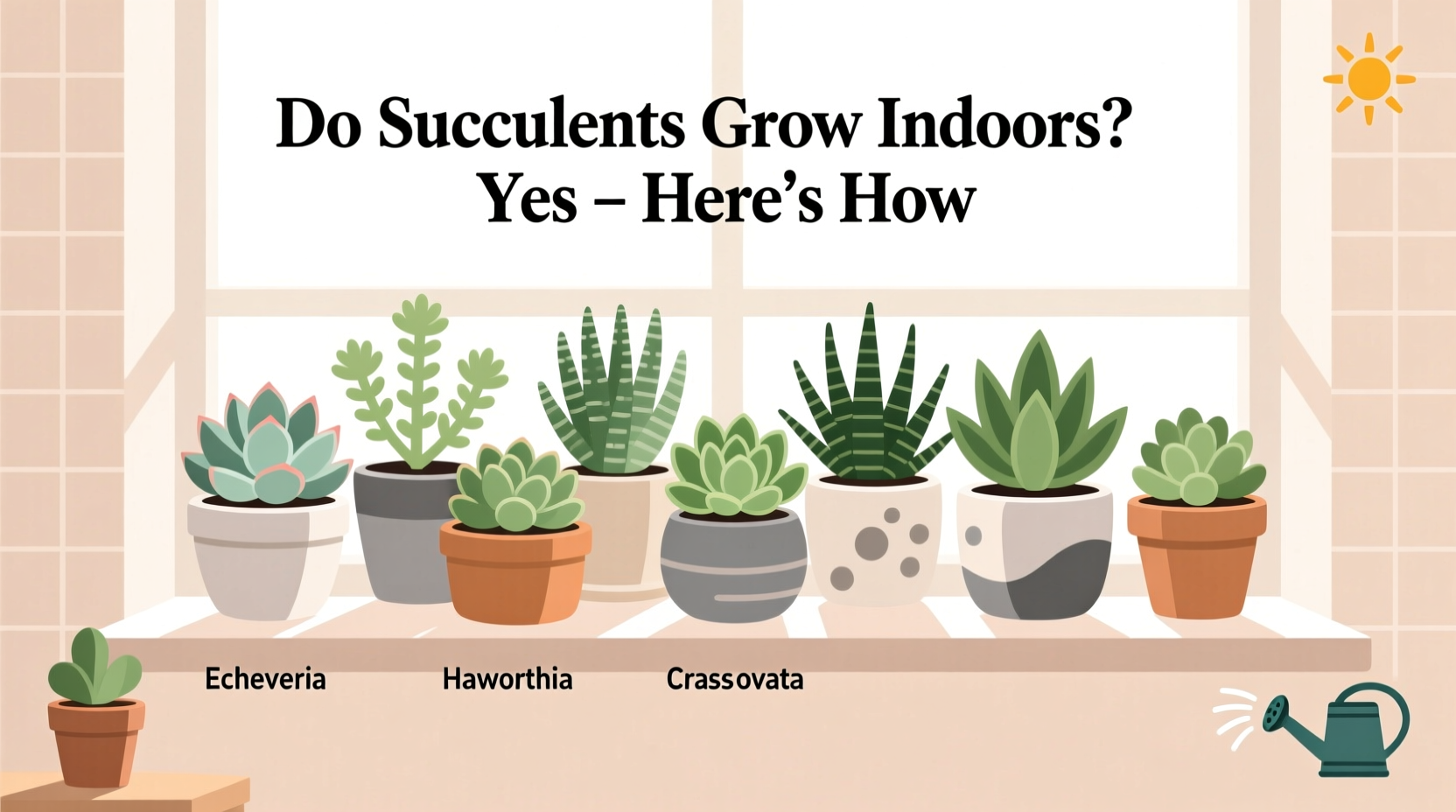 Do Succulents Grow Indoors? Yes – Here's How