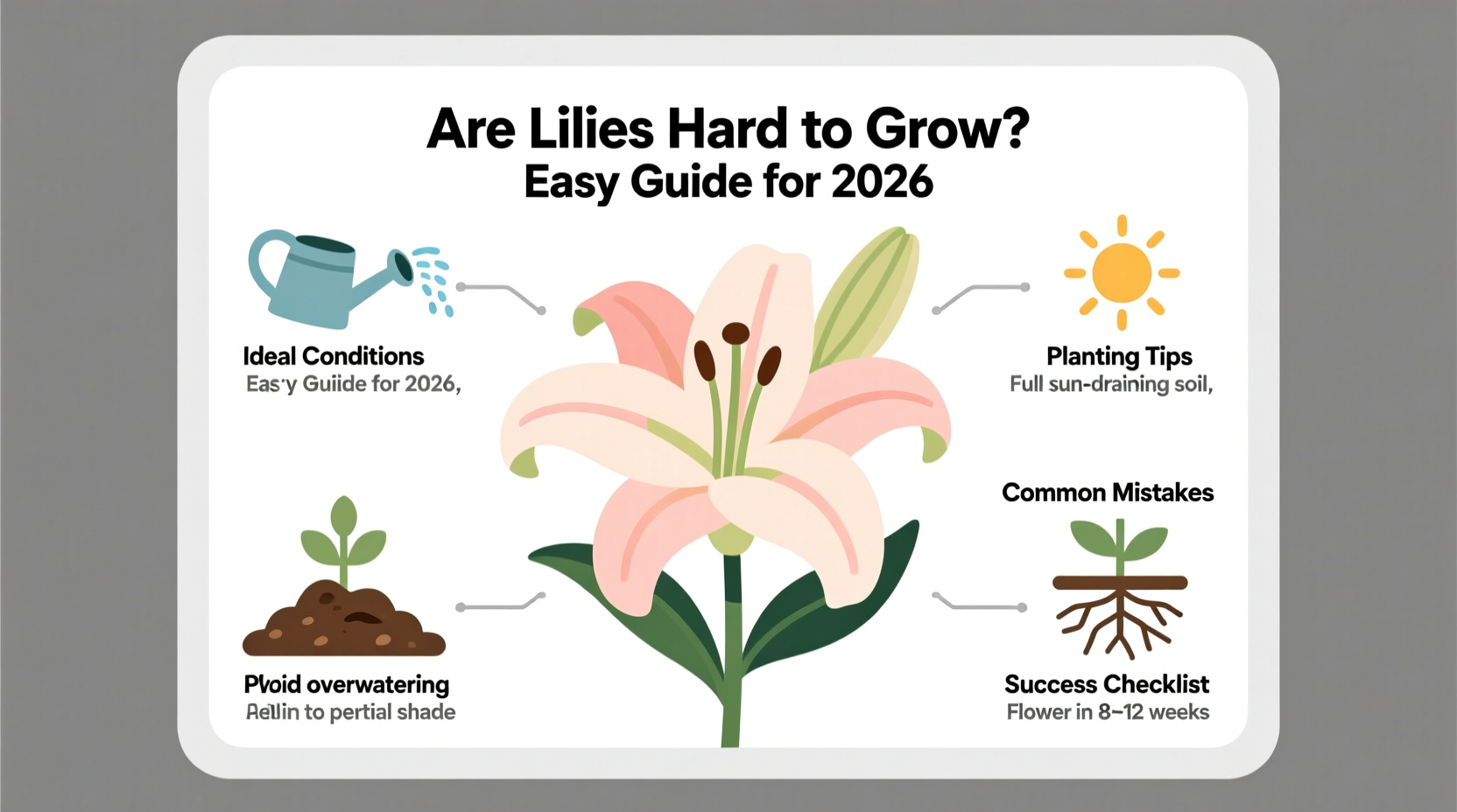 are lilies hard to grow