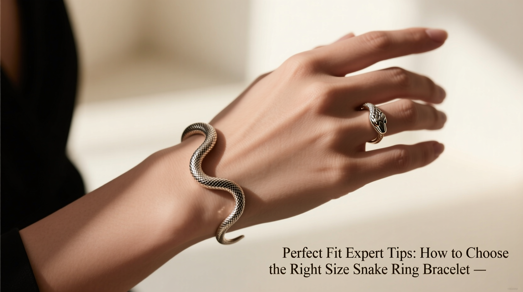 how to find the perfect fit expert tips for choosing the right size snake ring bracelet