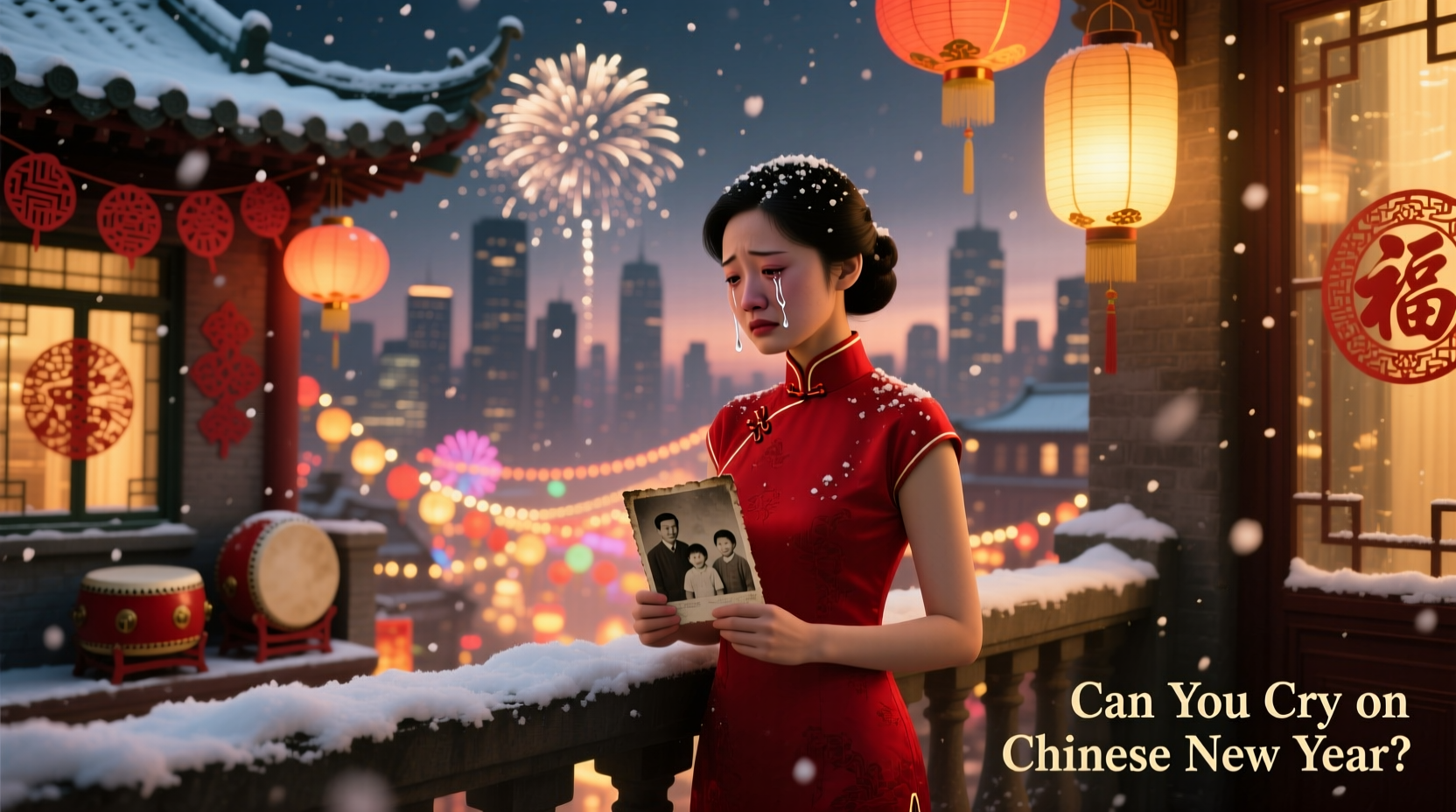 can you cry on chinese new year