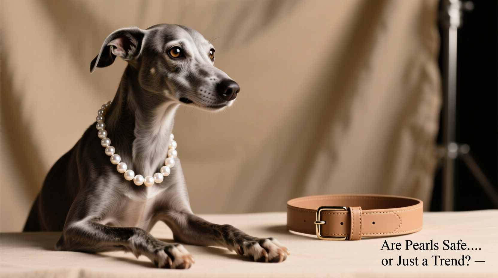 dog pearl necklace vs plain collar are pearls actually safe or just a cute trend