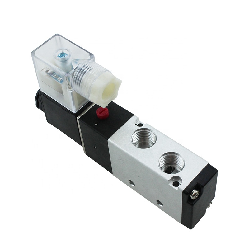 4v210-08 dc24v 1/4 气动 airtac 型气动电磁阀方向控制阀