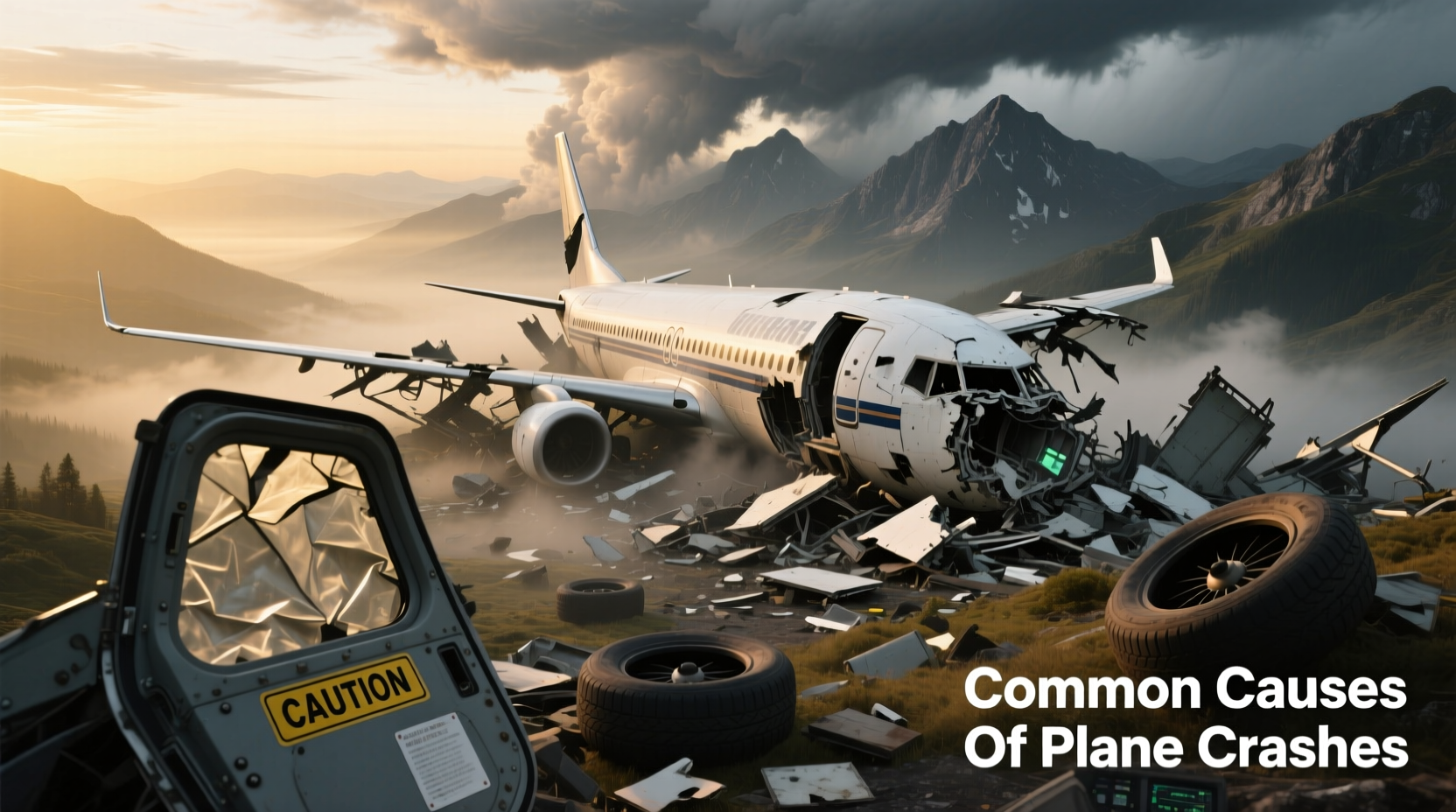 why are there plane crashes common causes contributing factors