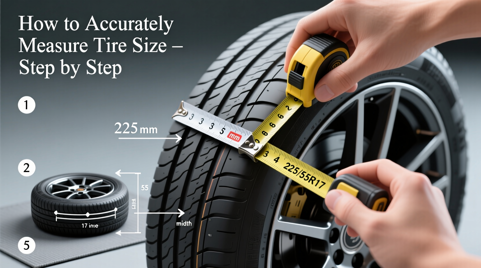 how to accurately measure tire size a step by step guide for any vehicle