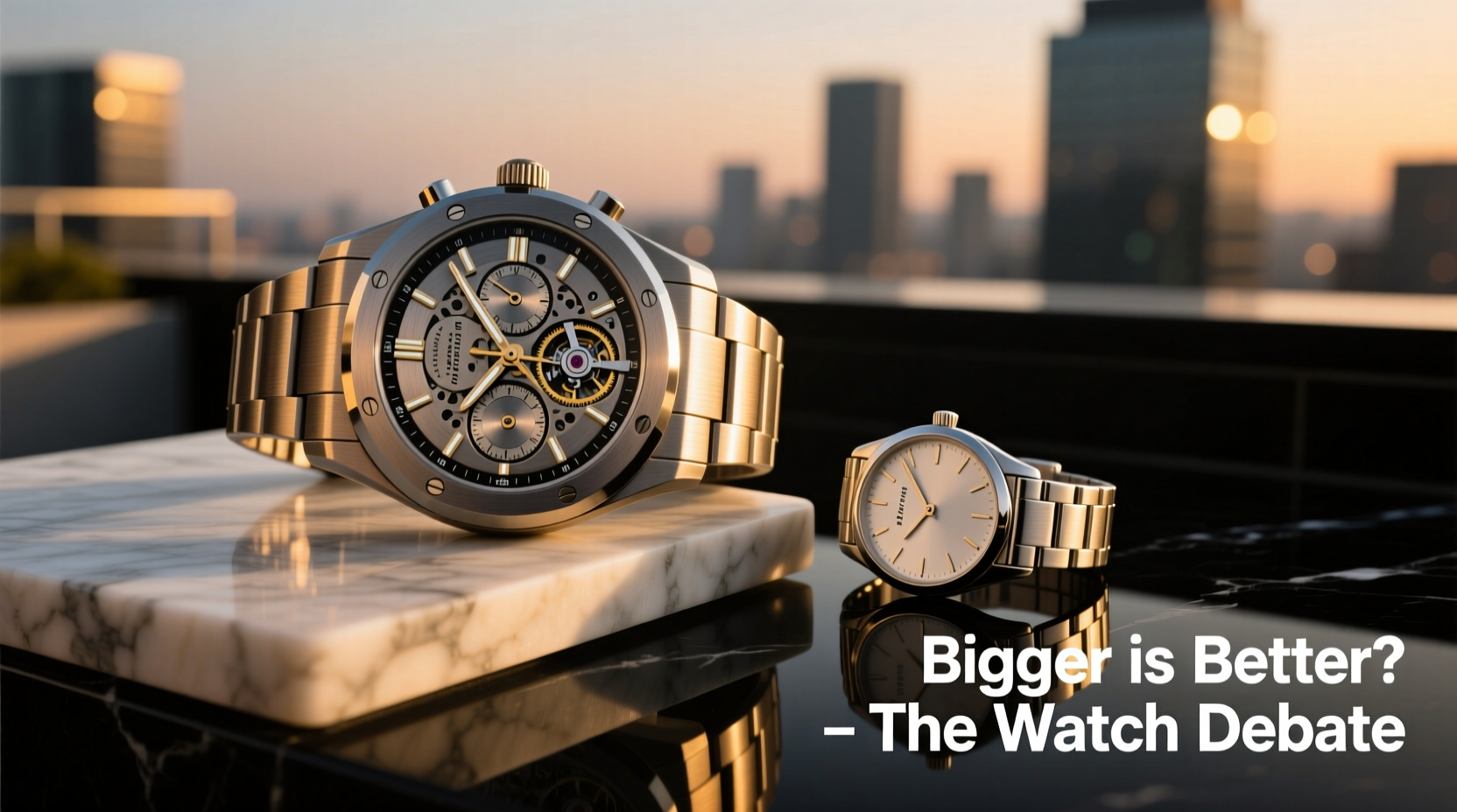 oversized watch vs regular is bigger really better or is it just a trend