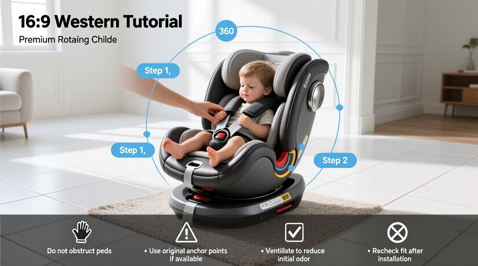 best rotating child car seat
