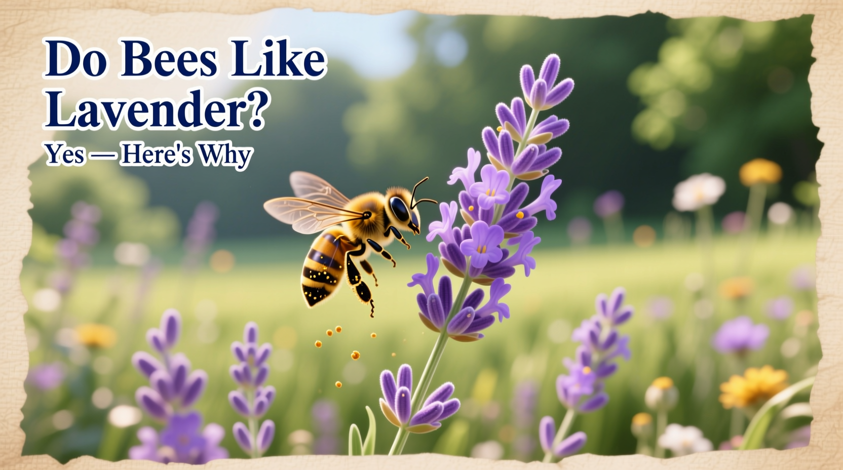 do bees like lavender