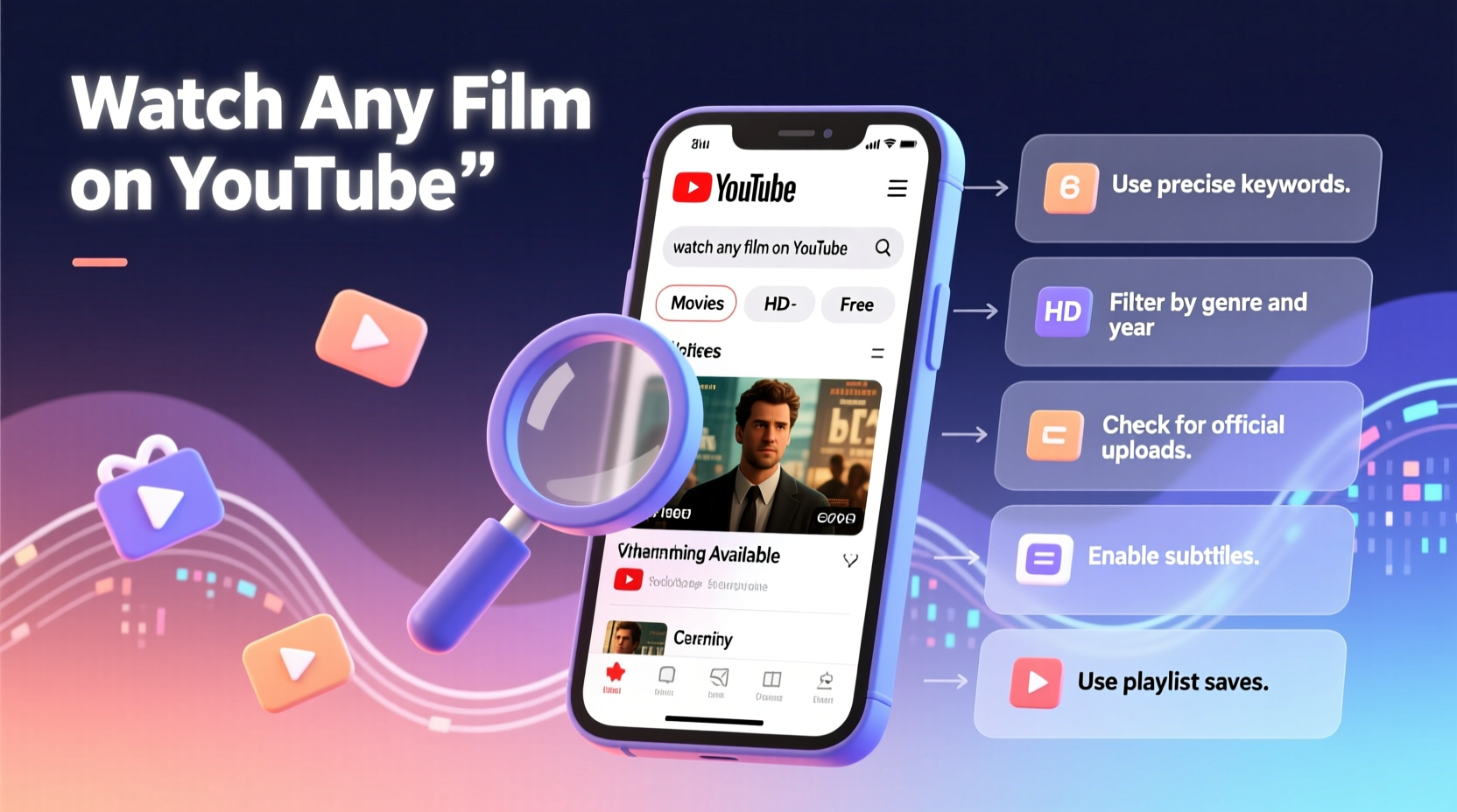 how to watch any film on youtube a complete guide to finding and streaming movies easily
