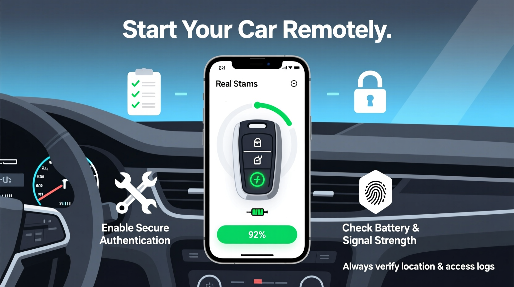 the ultimate guide to starting your car from your phone tips tools and security considerations