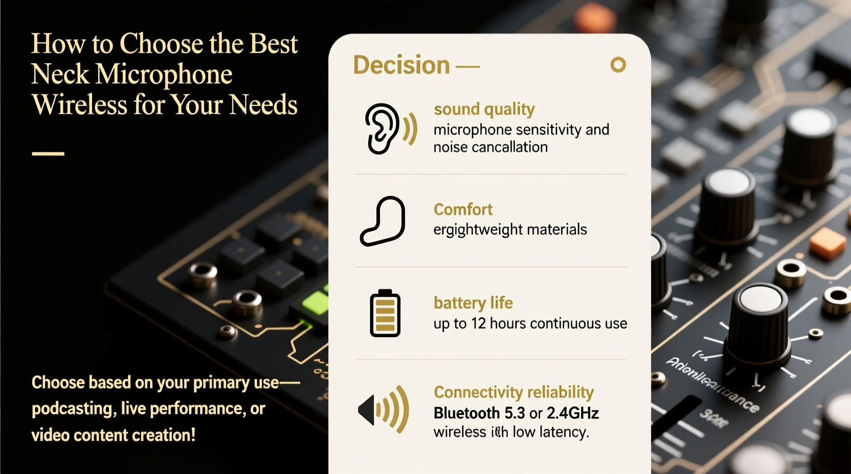 neck microphone wireless