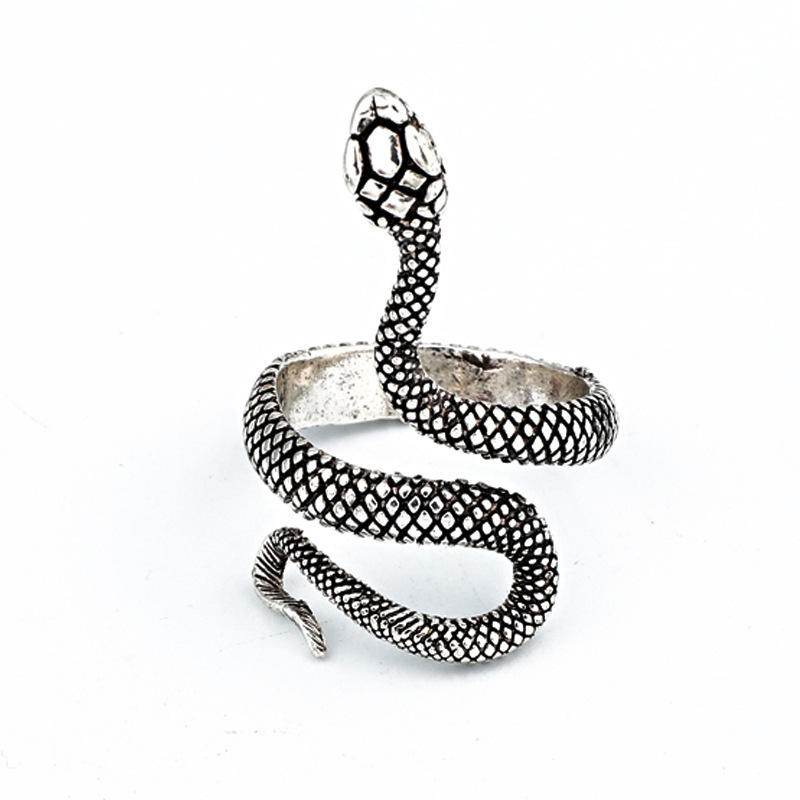 时尚复古珠宝动物餐巾可调节大小蛇环男士女士 - buy snake rings