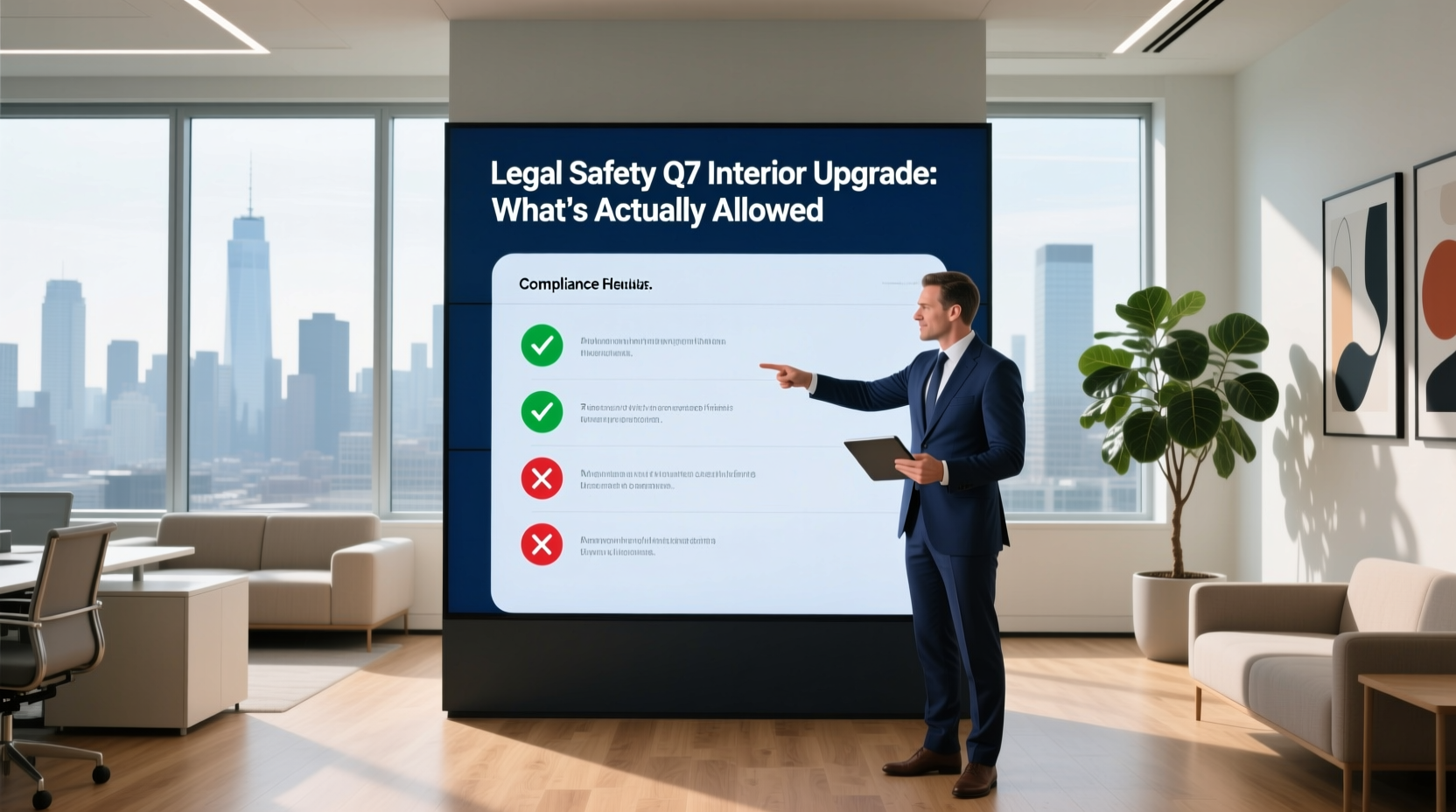 legal safety q7 interior upgrade