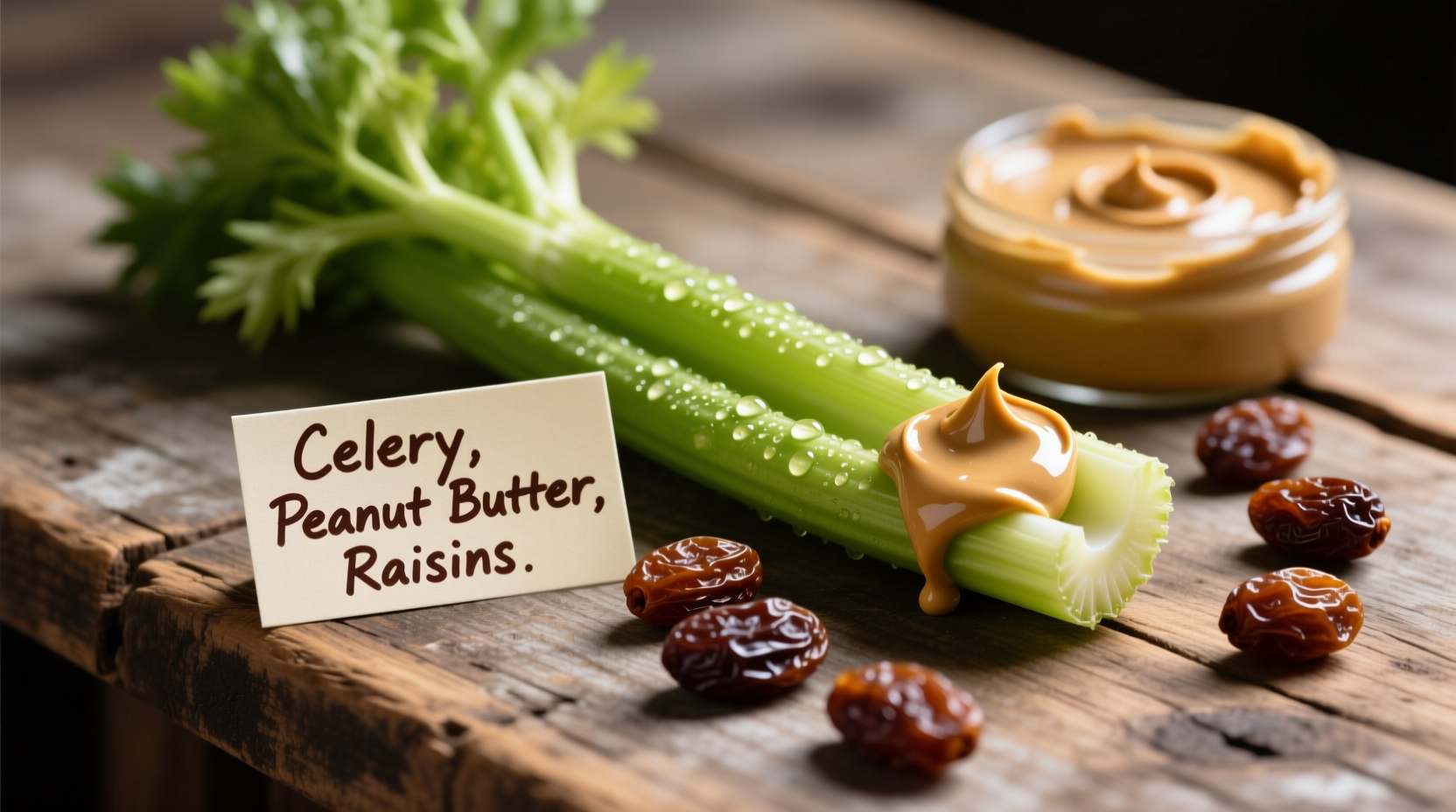 Celery Peanut Butter Raisins: Classic Snack Guide