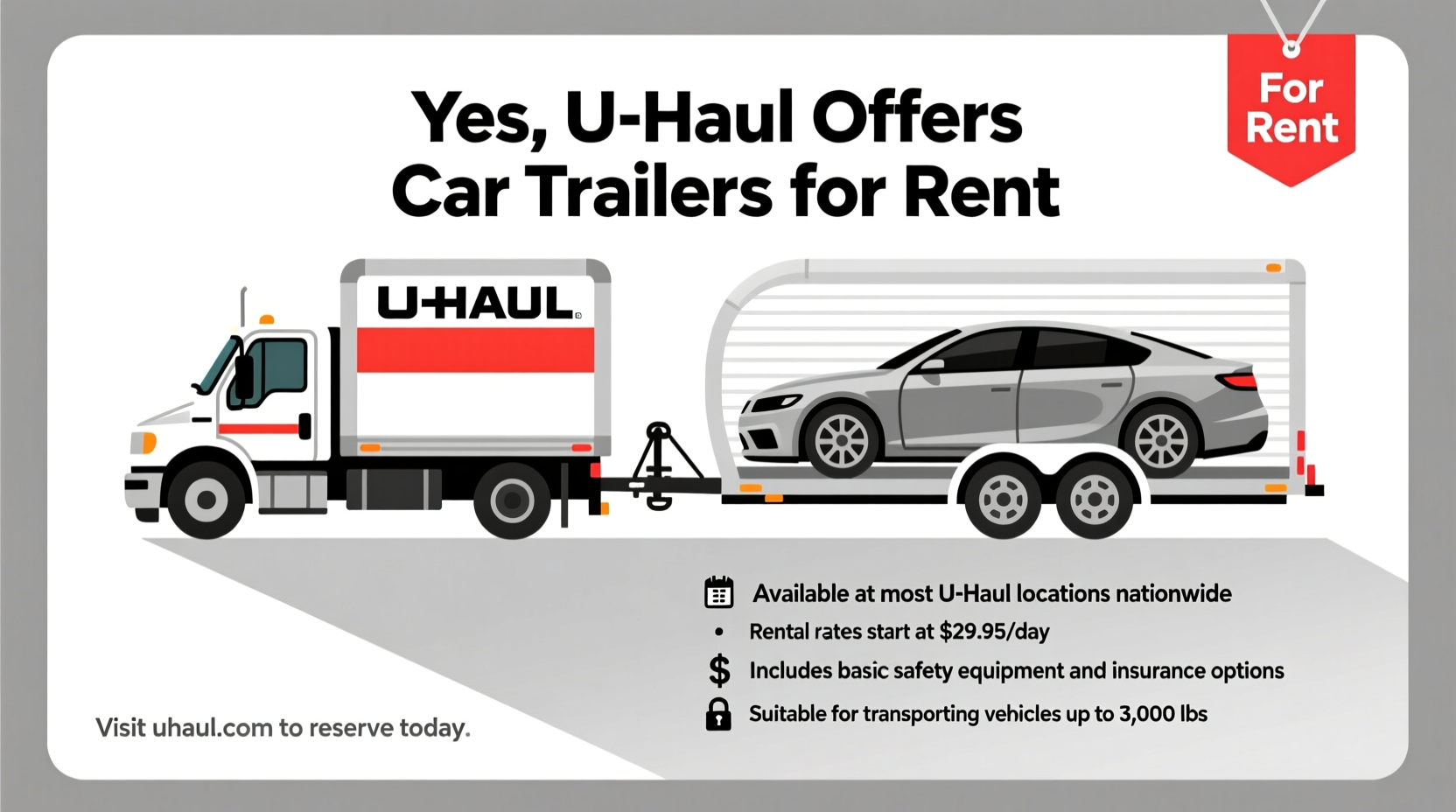 does uhaul have car trailers