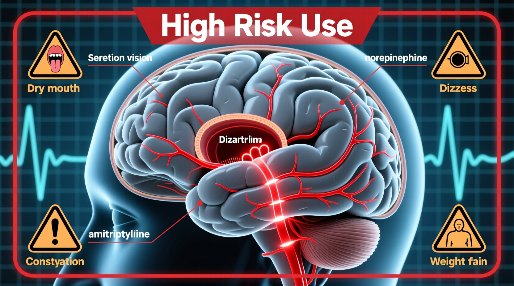 why amitriptyline can be high risk uses side effects more