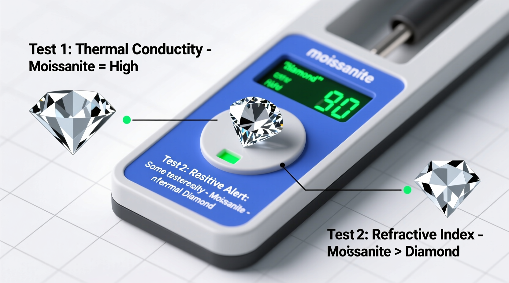 effective methods to identify genuine moissanite using a tester a practical guide
