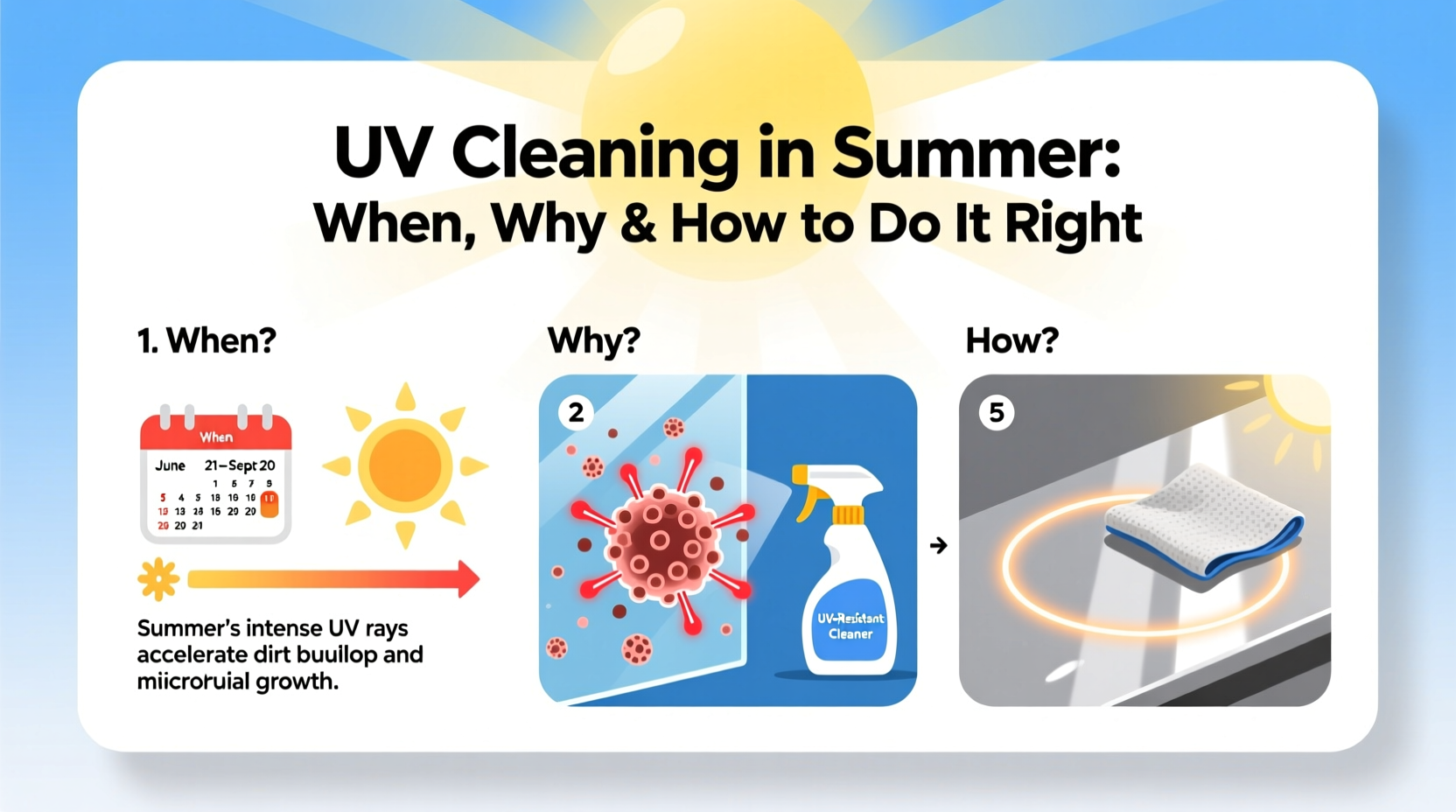 cleaning uv summer