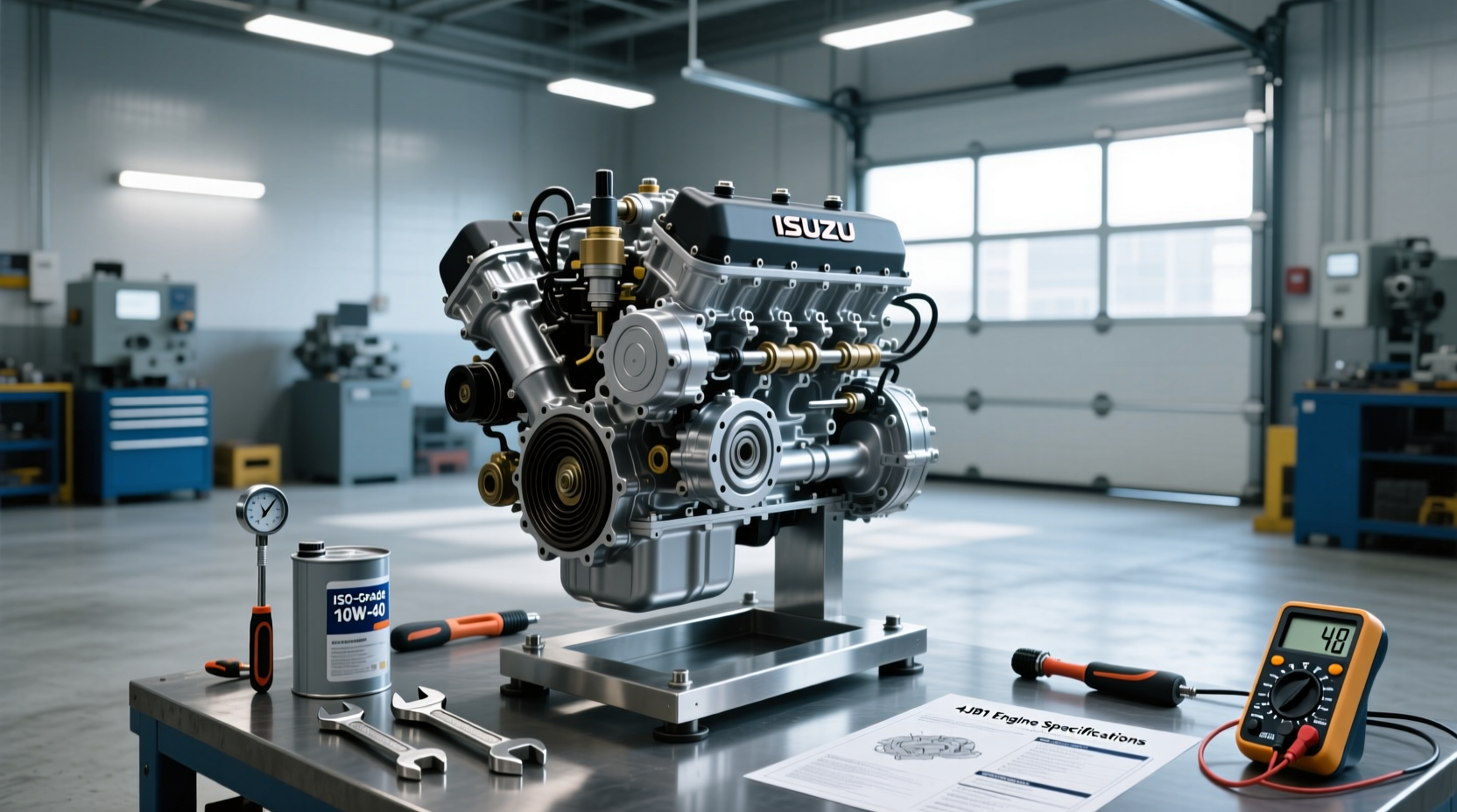 What are the Isuzu 4JB1 engine specs and performance details?