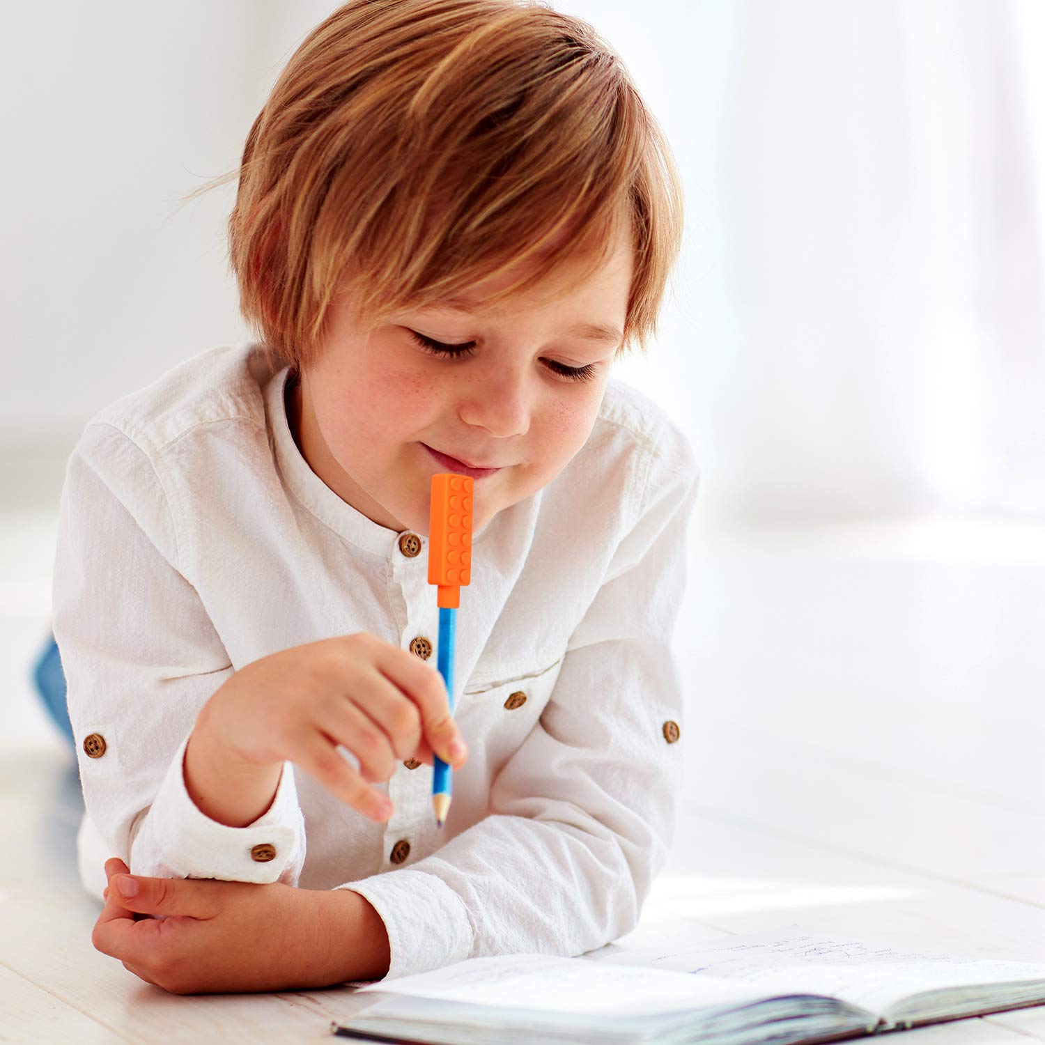 咀嚼铅笔咀嚼礼帽耐嚼感官烦躁铅笔礼帽适合儿童自闭症和口腔运动特殊