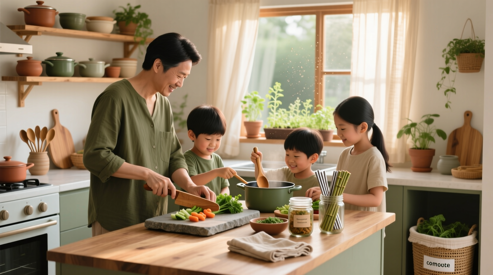 practices waste conscious home cook