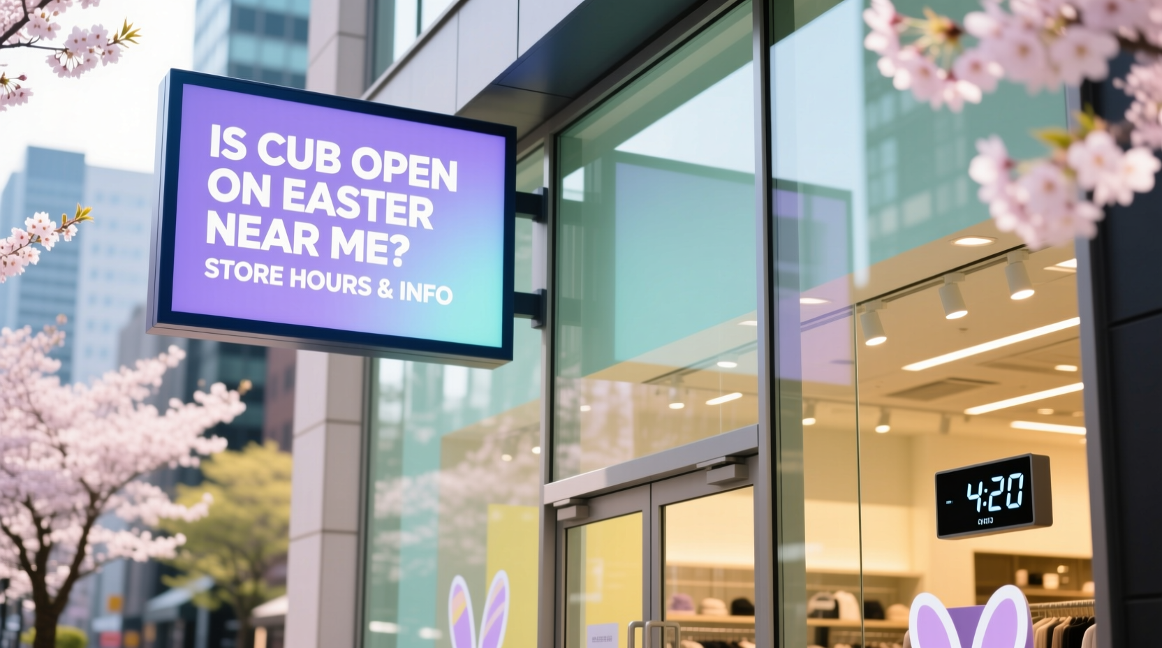 is cub open on easter near me
