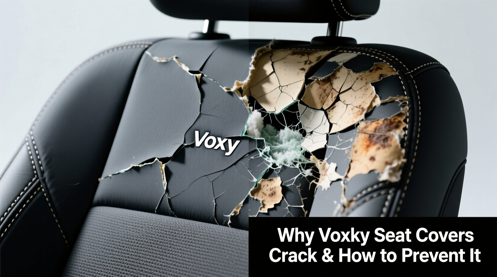 voxy seat cover cracking