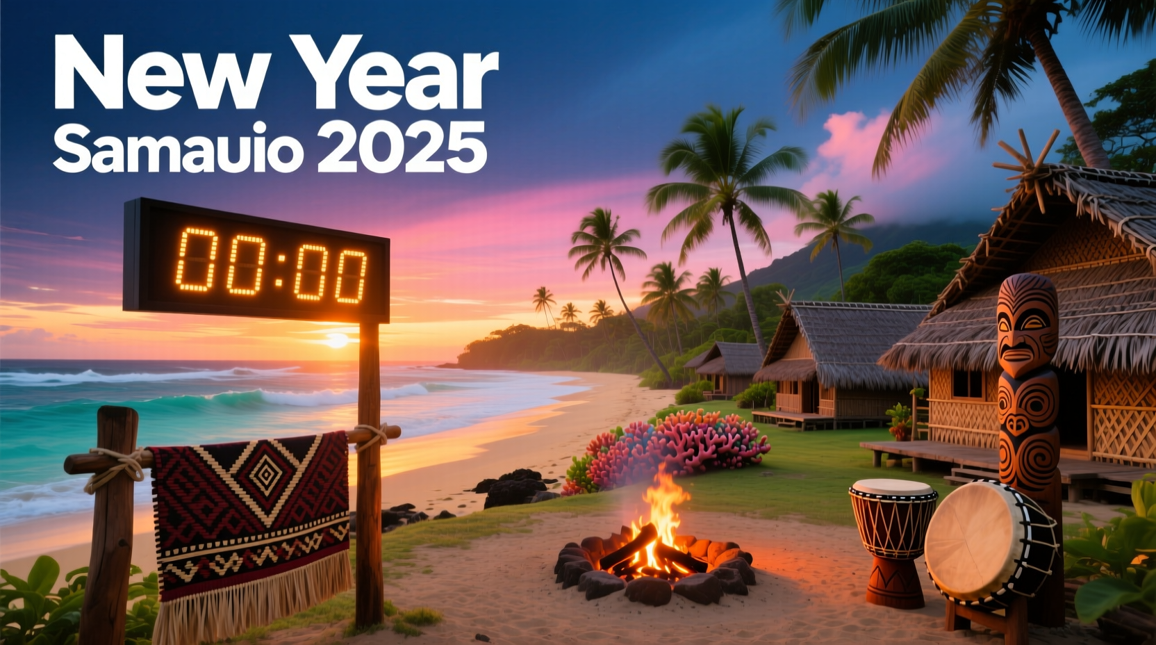 what country is the second to celebrate new year