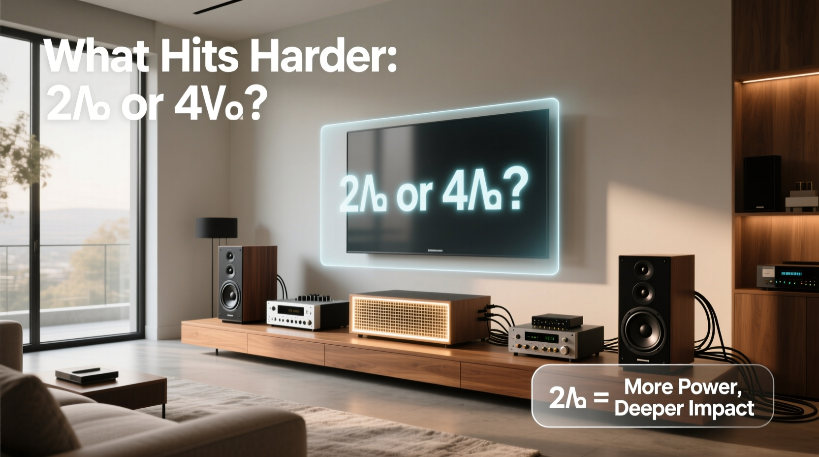 2 ohm vs 4 ohm subwoofer what hits harder 