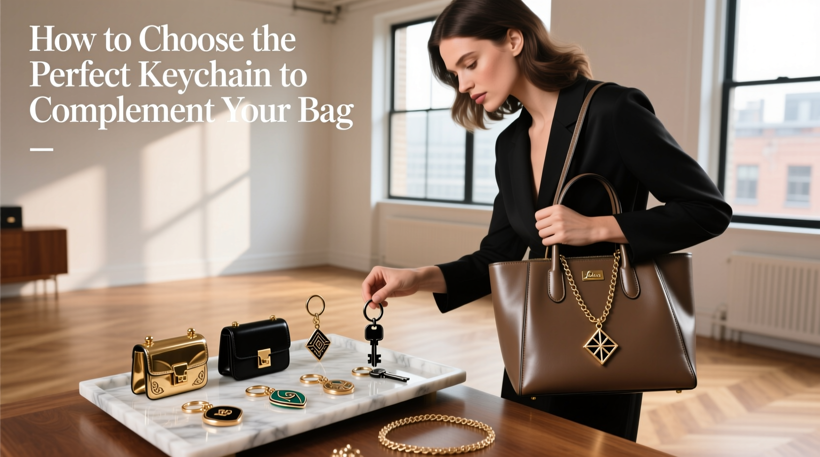 stylish pairing how to choose the perfect keychain to complement your bag