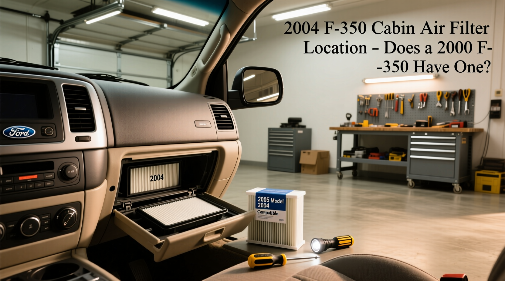 2004–2005 f350 cabin air filter location upgrade guide