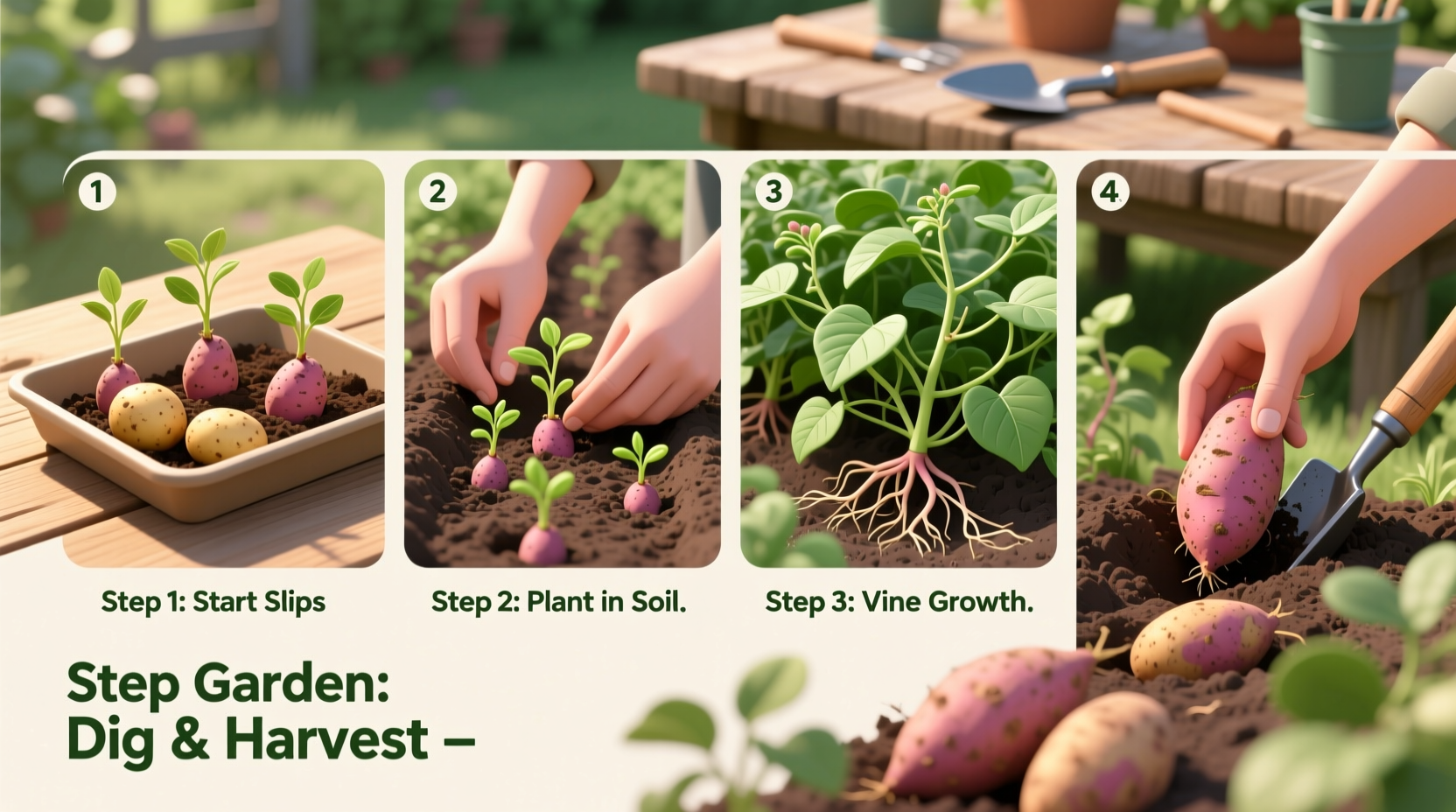 How to Grow Sweet Potatoes: Step-by-Step Guide
