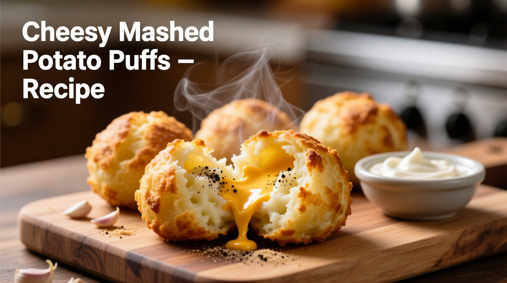 Perfect Cheesy Mashed Potato Puffs Recipe in 30 Minutes