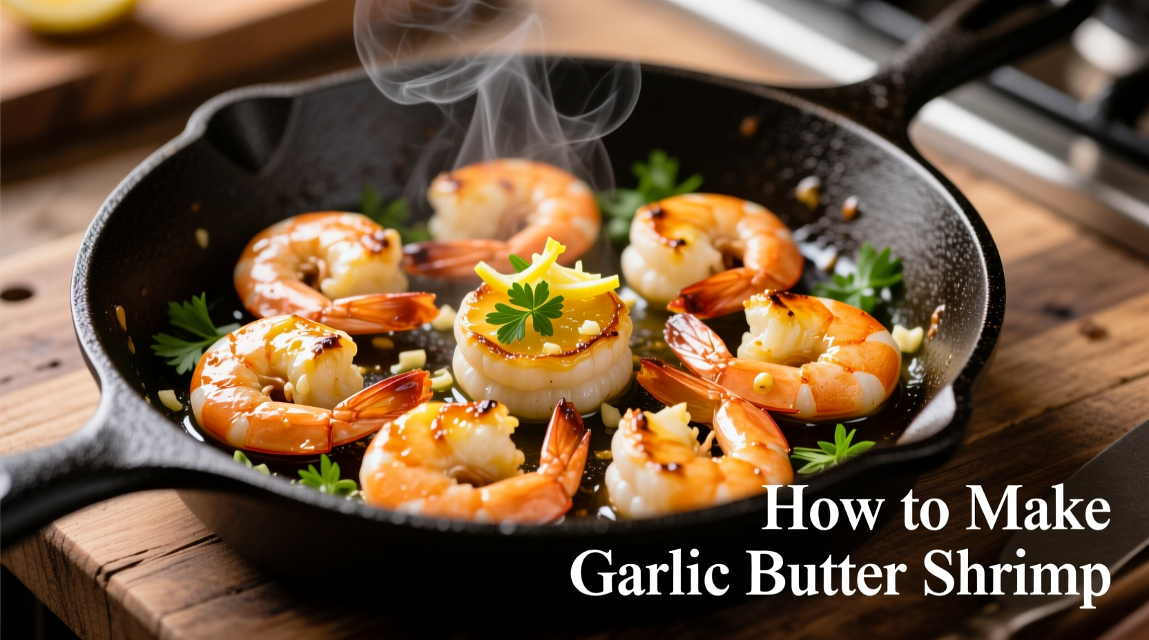 how to make garlic butter shrimp