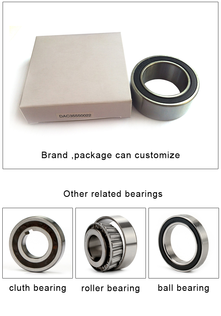 DAC356535zz DAC35650035 front wheel hub bearing